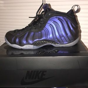 Air Foamposite - Black/Varsity Purple - Size 10